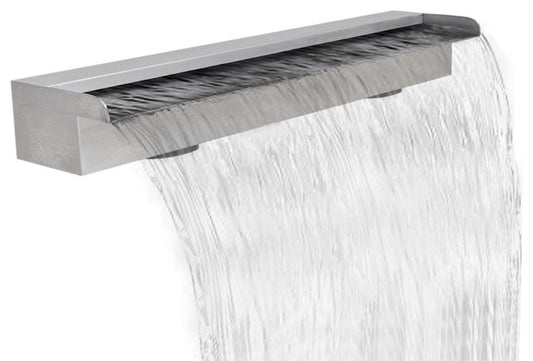 Stainless Steel Waterfall Pool Fountain