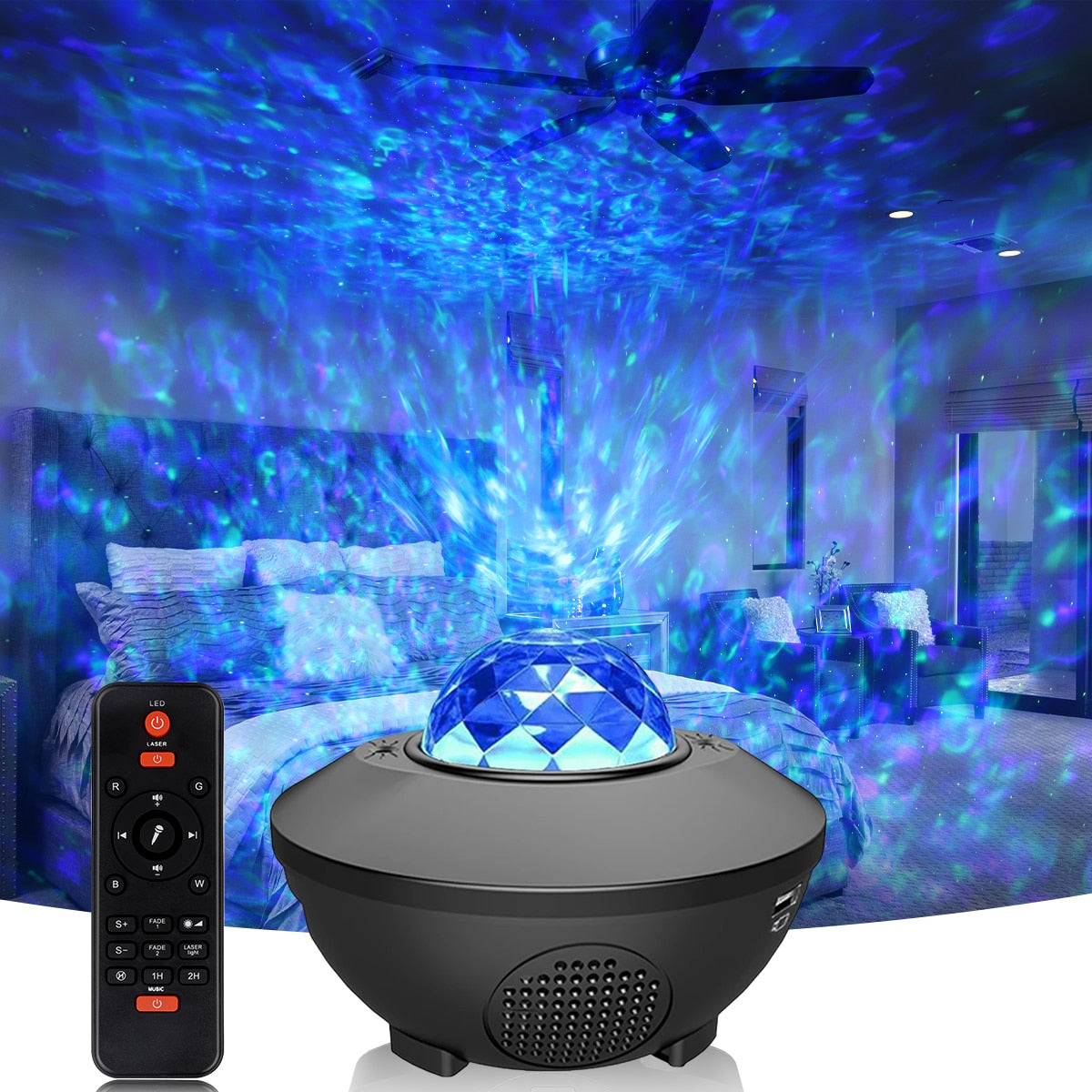 LED Star Galaxy Projector