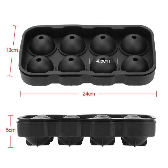 Silicone Ice Cube Mold Cavity Tray (8)