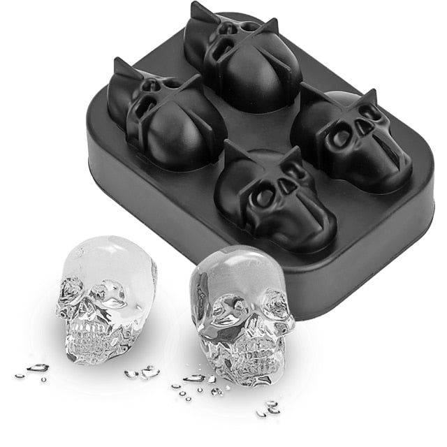 Silicone Ice Cube Mold Cavity Tray (8)